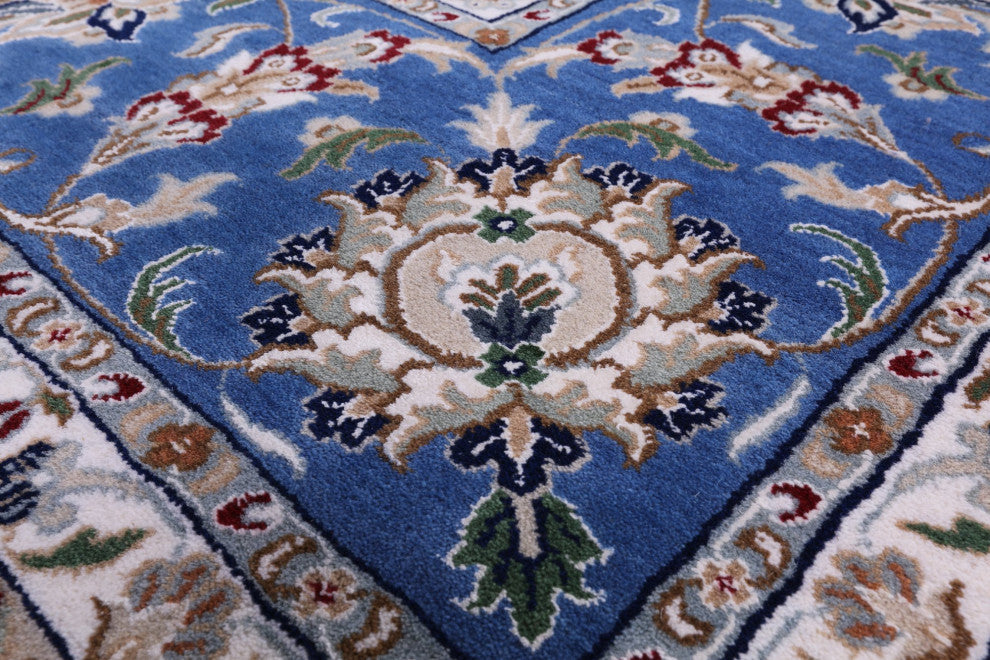 Persian Nain Wool and Silk Handmade Rug 11' 9" X 15' 3" Q6133