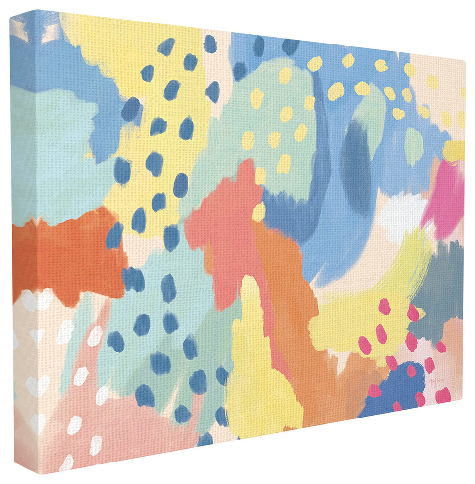 Stupell Ind. Bright Life Abstract Colors Canvas Wall Art, 30x40