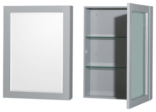 60"DBL Vanity Gray, Carrara Cult. Marble Countertop, Sinks, Med. Cabinets