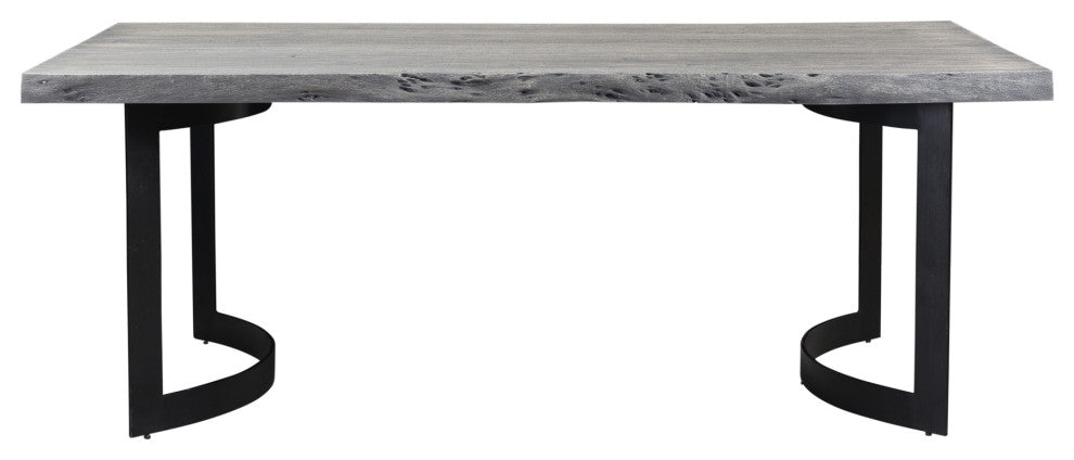 Bent Dining Table Extra Small Weathered Gray