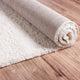 Well Woven Madison Shag Plain Rug, Vanilla, 20"x7'2" Runner