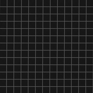 Metro 1" Square Matte Black Porcelain Floor and Wall Tile