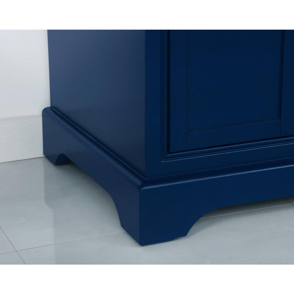 Elegant Decor Americana Bathroom Vanity Blue