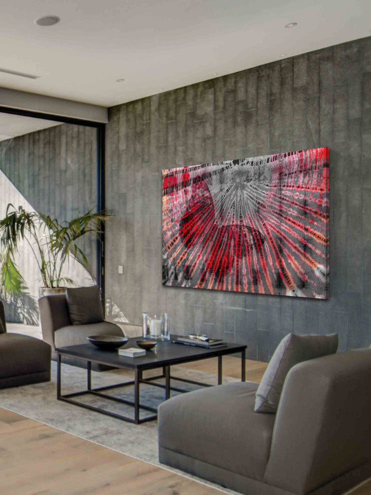 "Butterfly Webbed" Print on Canvas, 45"x30"
