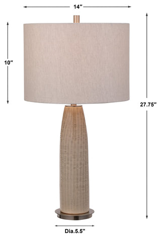 Uttermost Delgado-LIght Gray Table Lamp