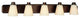 Dolan Designs Southport 5-Light Bath Heirloom Bronze
