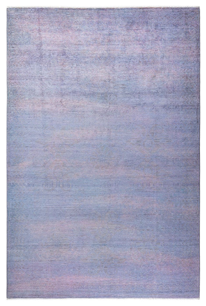 Vibrance, One-of-a-Kind Hand-Knotted Area Rug Gray, 5'10"x8'10"