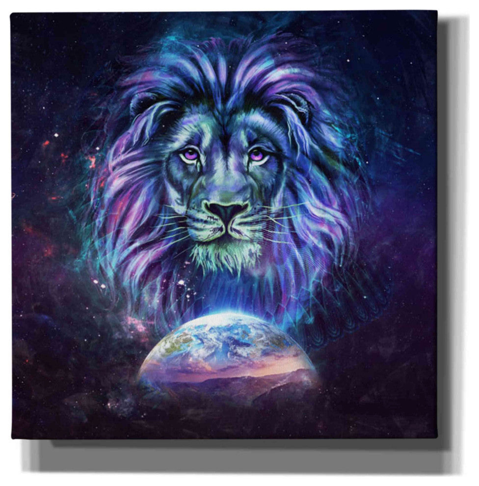 Epic Graffiti ''Guardian'' by Cameron Gray, Giclee Canvas Wall Art, 26"x26"