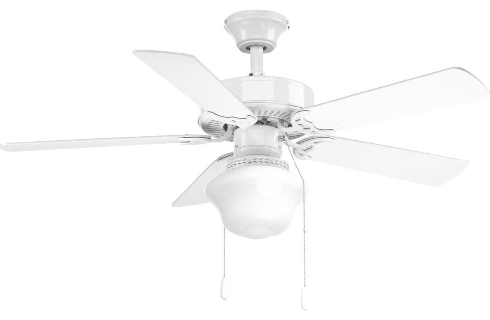 Airpro Builder 42" 5-Blade Ceiling Fan, White