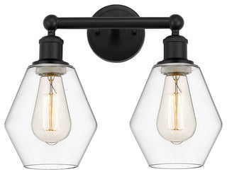 Innovations 616-2W-BK-G652-6 Cindyrella 2 Light Bath Vanity Light, Matte Black