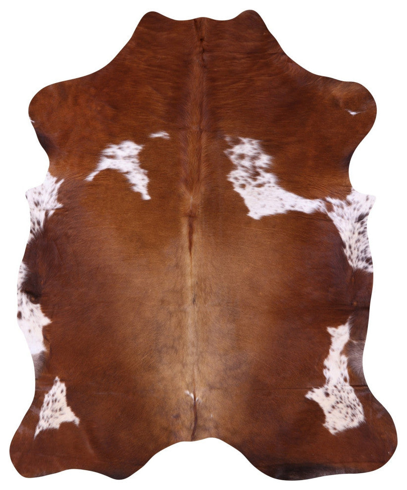 Natural Cowhide Rug 7' 1" X 5' 10" C1660