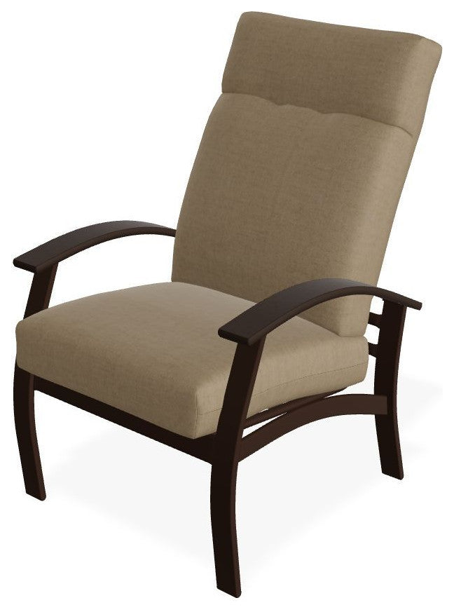 Belle Isle Cushion Outdoor Armchair, Wren/Kona
