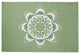 Ikat Mandala Chenille Rug, Sage Green, 2'x3'