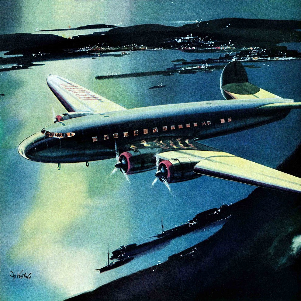 "Flying High" Painting Print on Wrapped Canvas