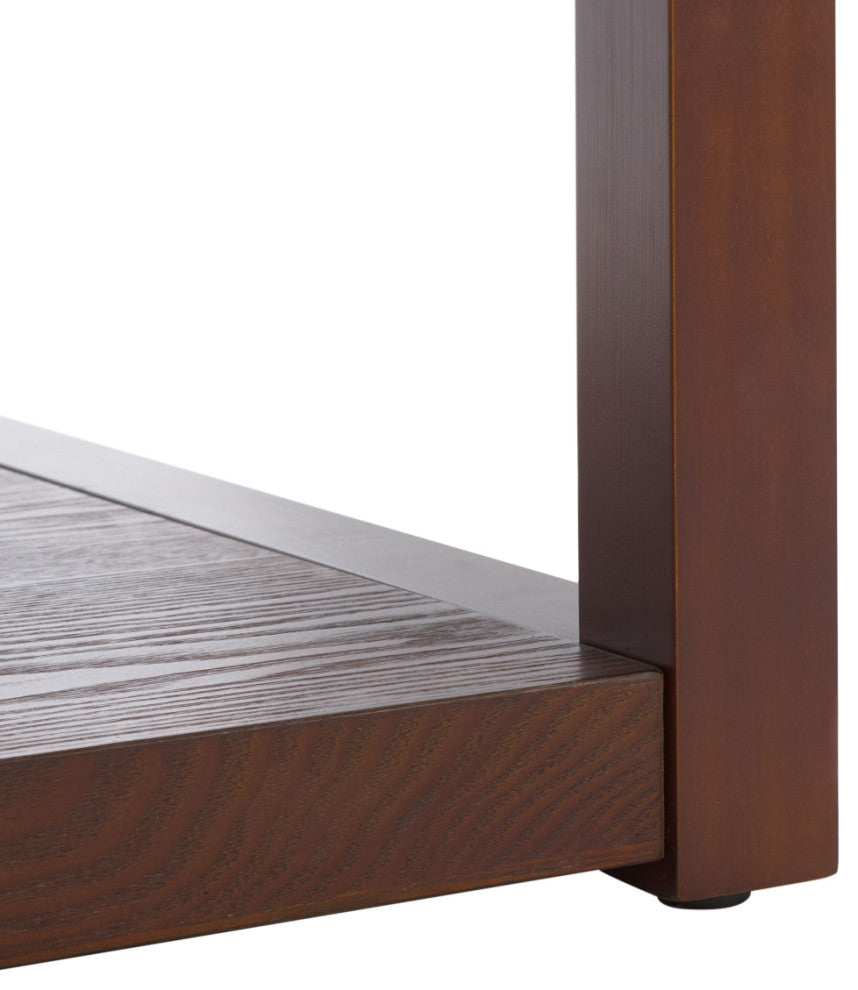 Safavieh Omara 2 Tier Coffee Table, Walnut