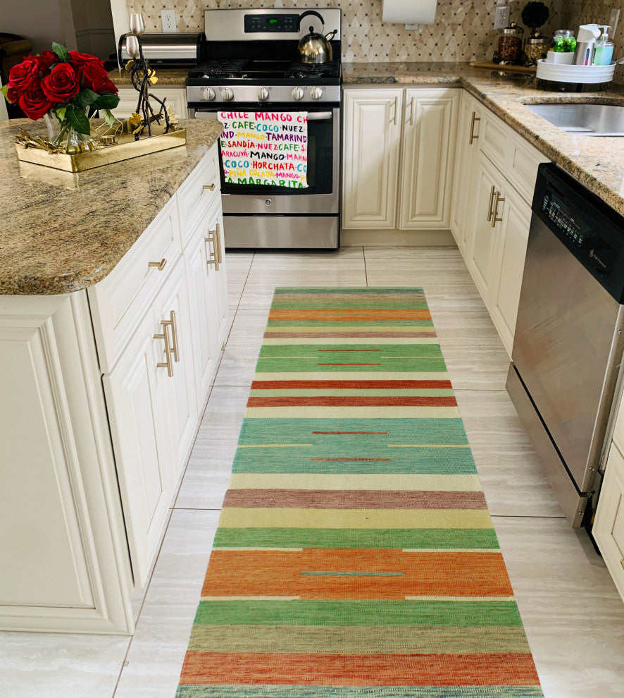 Winchester Kilim Gale Ivory Runner