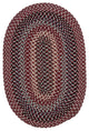 Boston Common BC72 Brick Marketplace Traditional Area Rug, Oval 8'x11'
