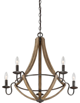 Quoizel Shire Five Light Chandelier SHR5005RK