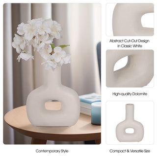 Dol, 8" Open Cut Vase, Cotton