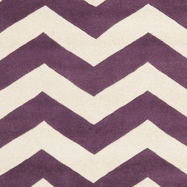 Safavieh Chatham Cht715F Purple, Ivory Area Rug