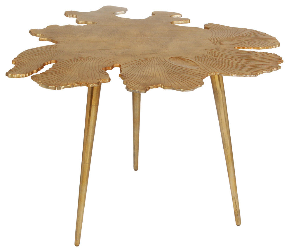 Amoeba Side Table Gold