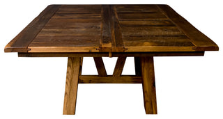 Hawthorne Reclaimed Barnwood Square Table, Natural, 54x54