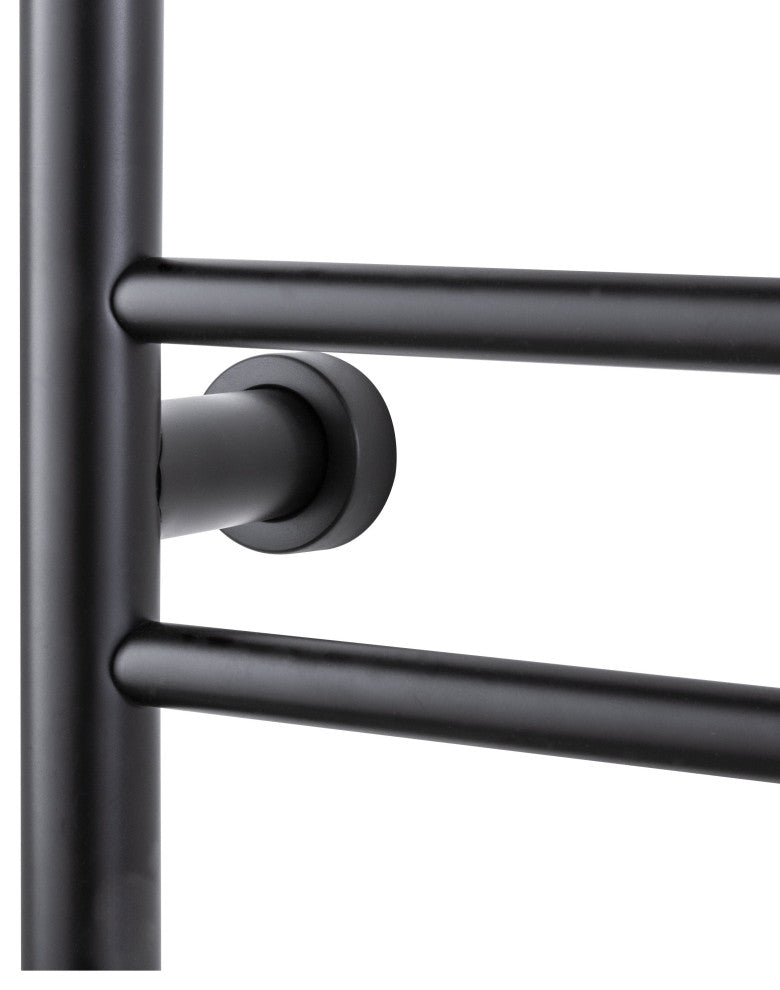 8 Bars Summit Towel Warmer, Dual Connection, Black
