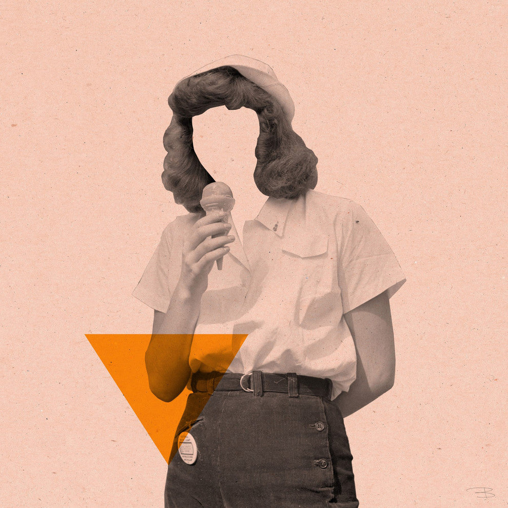 Marmont Hill, "No Face Rosa II" by Bengoa Vazquez Print on Wrapped Canvas, 32x32