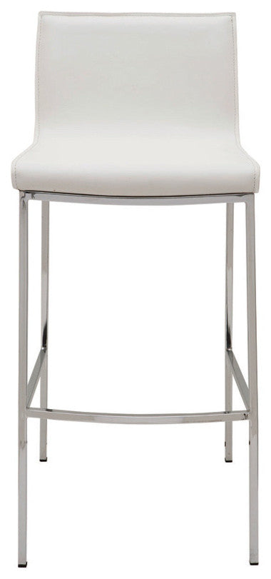 Colter Bar Stool, White