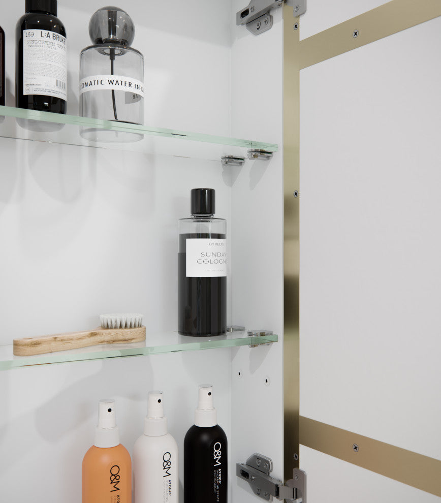 Medicine Cabinets, Satin Brass