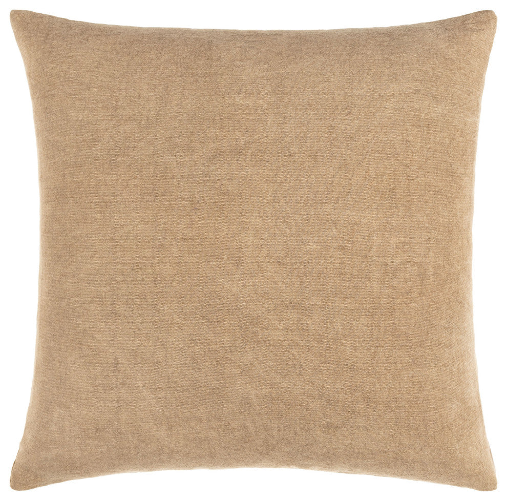 Surya Winona Beige Pillow Shell With Polyester Insert 20"H X 20"W
