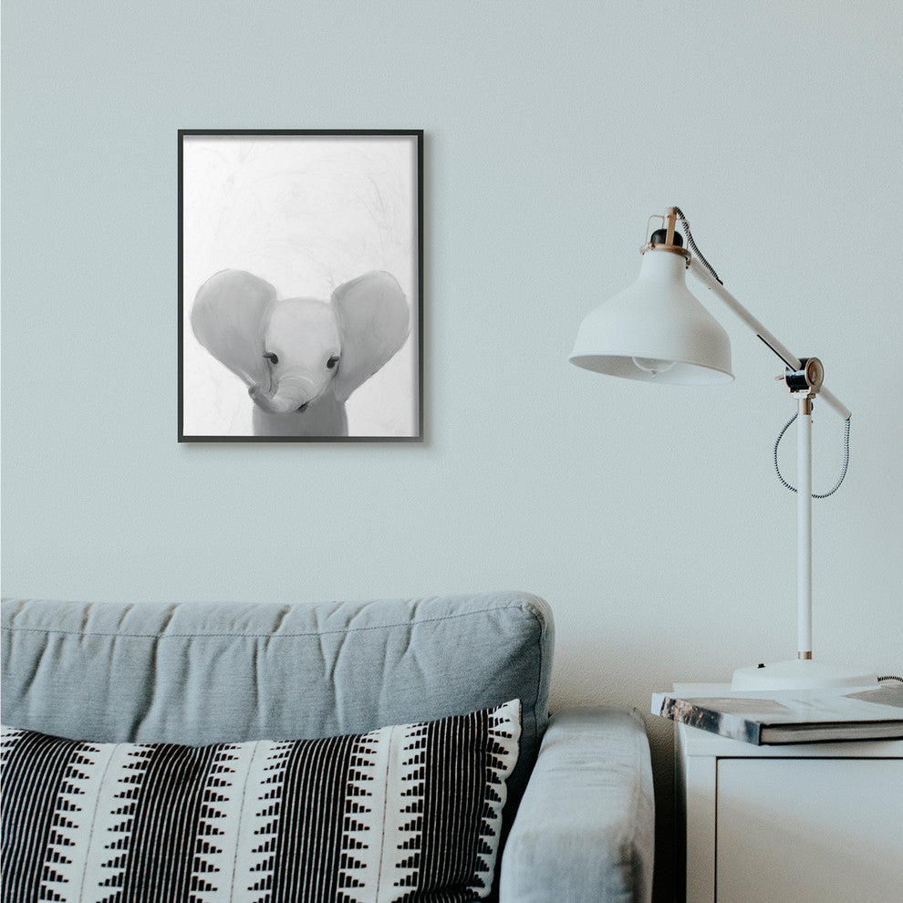 Baby Elephant Animal Kids Painting, 16"x20"
