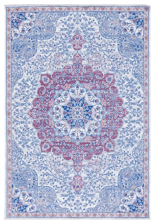 Safavieh Serapi SEP394 Rug Machine-Washable, Ivory/Red, 4'x6'