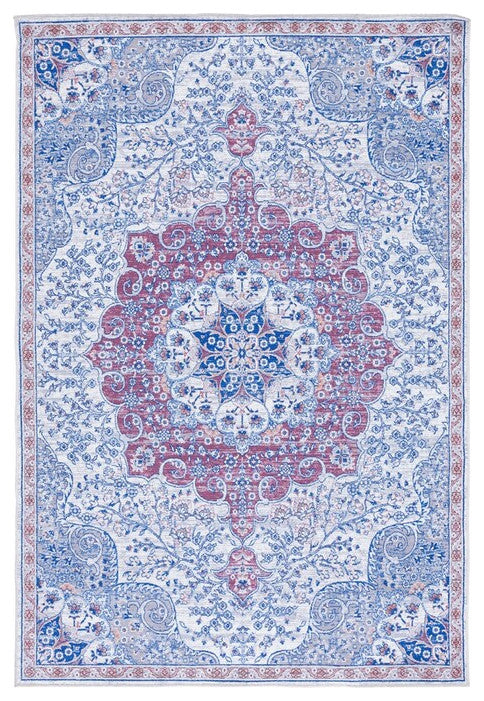 Safavieh Serapi SEP394 Rug Machine-Washable, Ivory/Red, 4'x6'