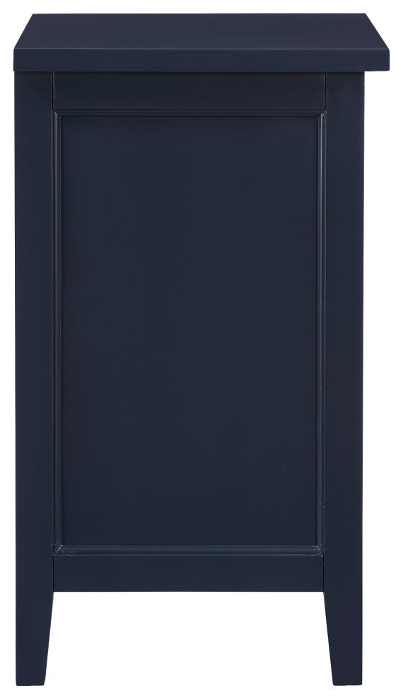 Walker Midnight Blue 2 Drawer Nightstand