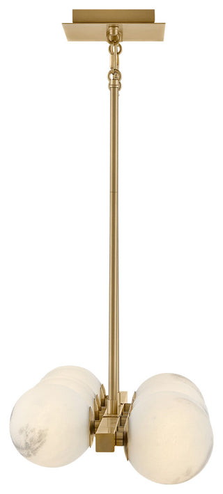 Fredrick Ramond Selene Large Ten Light Linear, Lacquered Brass