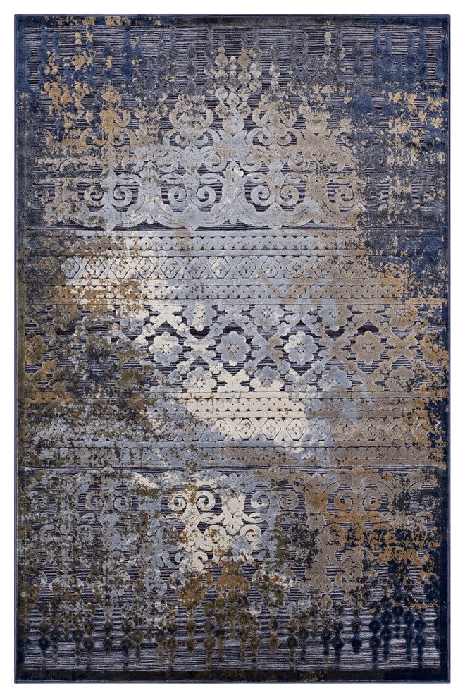Kalene Distressed Vintage Turkish 8X10 Area Rug