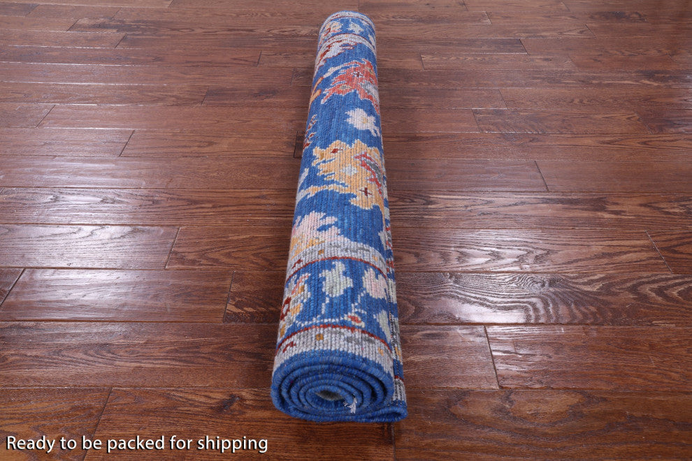 Turkish Oushak Handmade Rug 4' 2" X 6' 3" - Q13671
