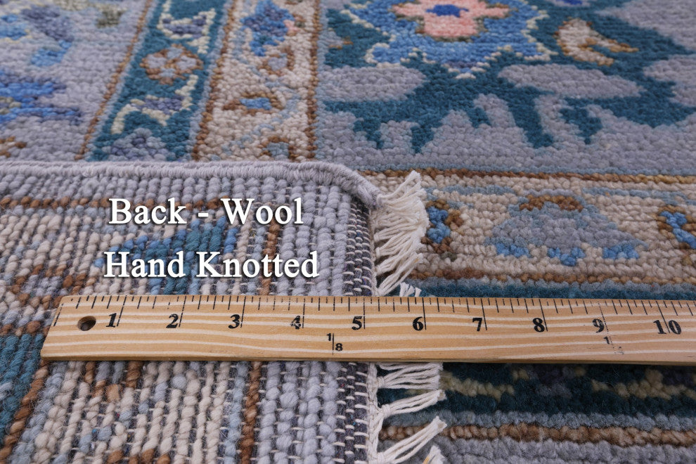 8' 3" X 10' 7" Turkish Oushak Hand-Knotted Wool Rug - Q15457