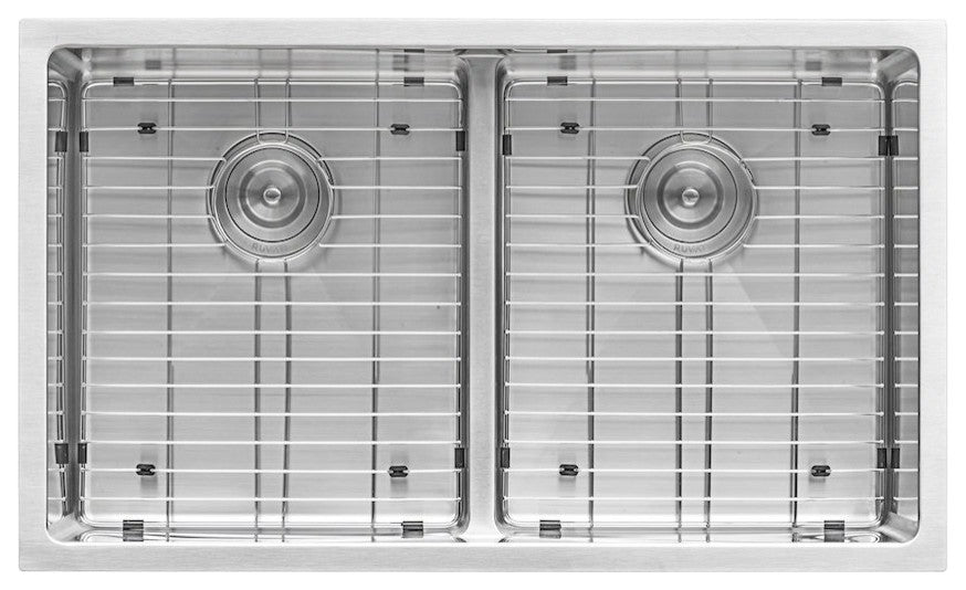 Ruvati 30" Low-Divide Undermount Stainless Steel Kitchen Sink, RVH7355