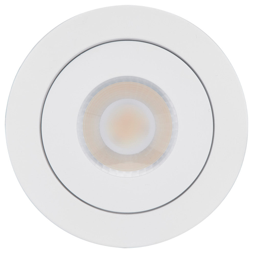 9 Watt - CCT Selectable - LED Direct Wire Downlight - Gimbaled - 4 Inch Round