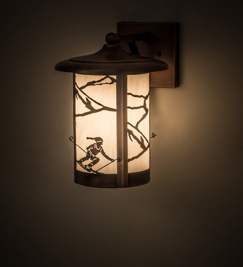 10W Fulton Alpine Solid Mount Wall Sconce