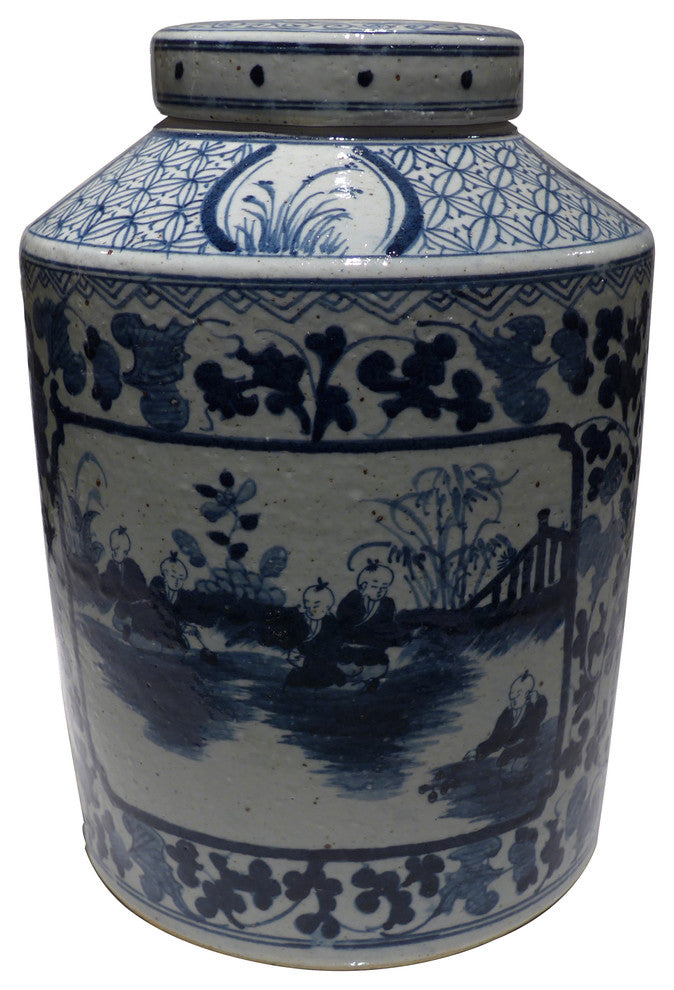 Children Playing Tea Jar
