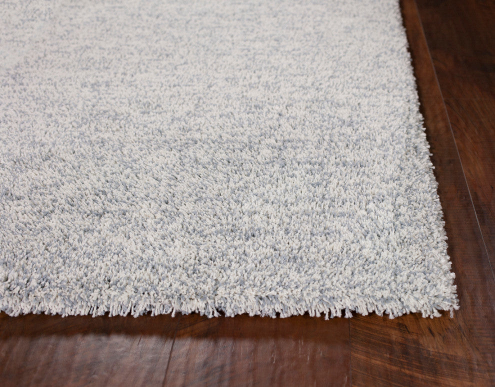 KAS Bliss 1587 Slate Heather Shag Area Rug, 3'3"x5'3"