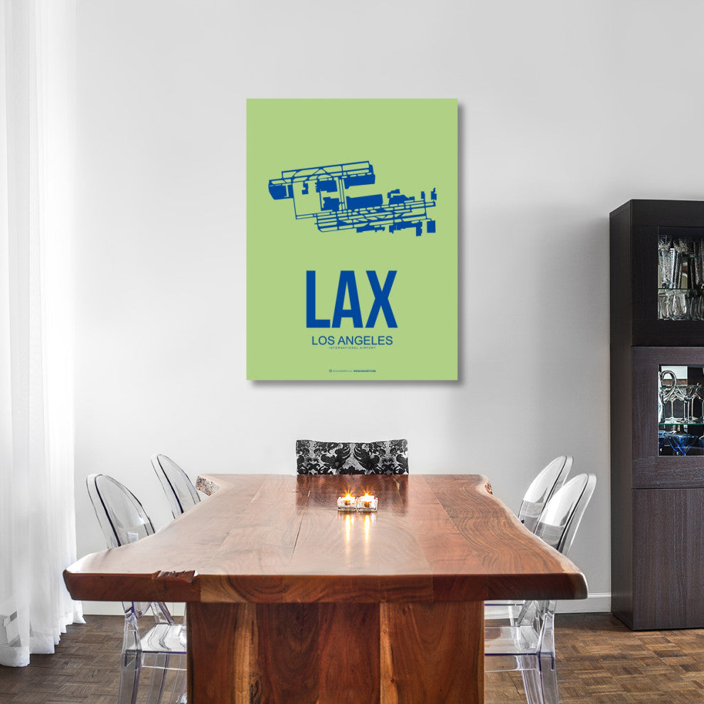 "LAX Los Angeles Poster 1" Fine Art Print