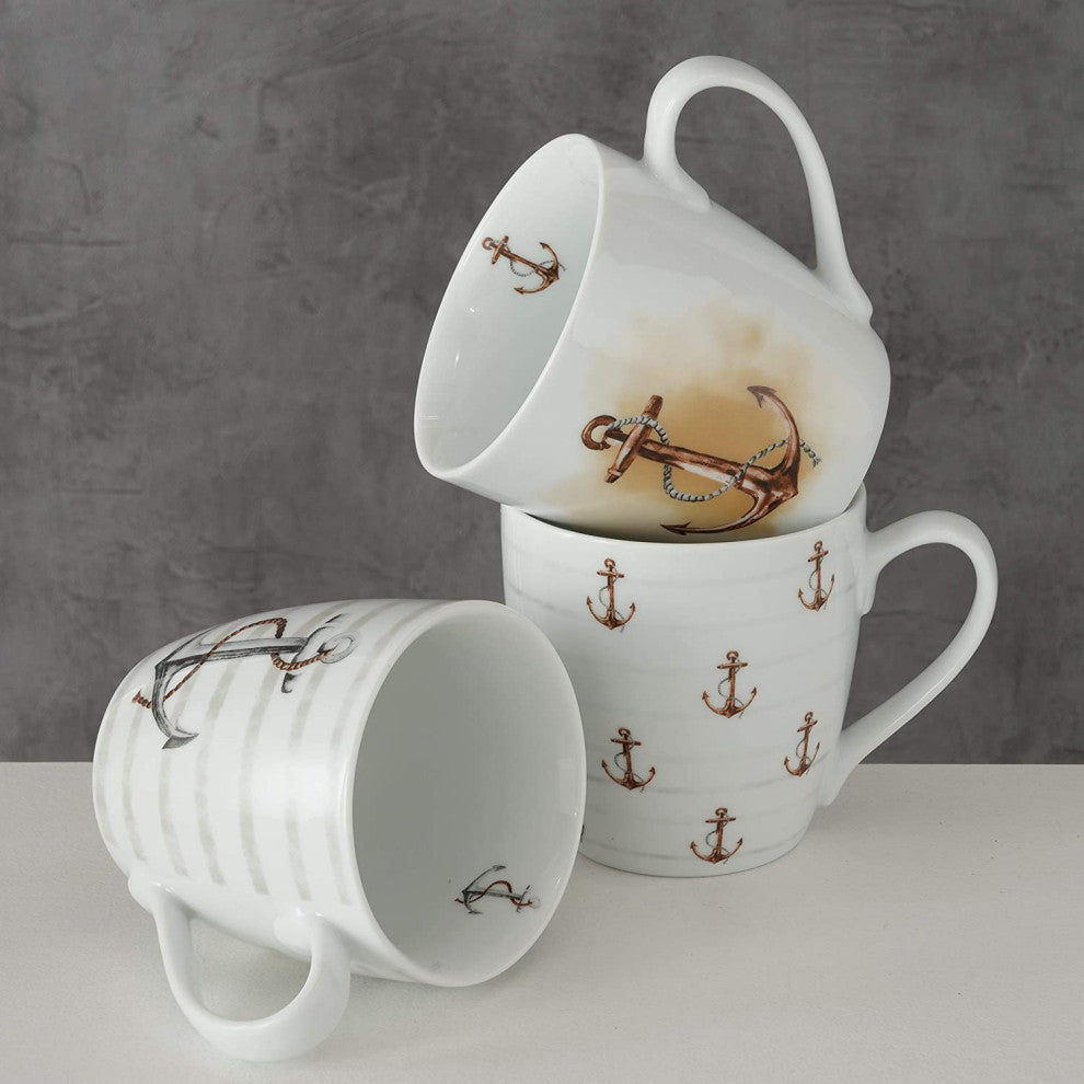 3 Piece Anchor Mugs