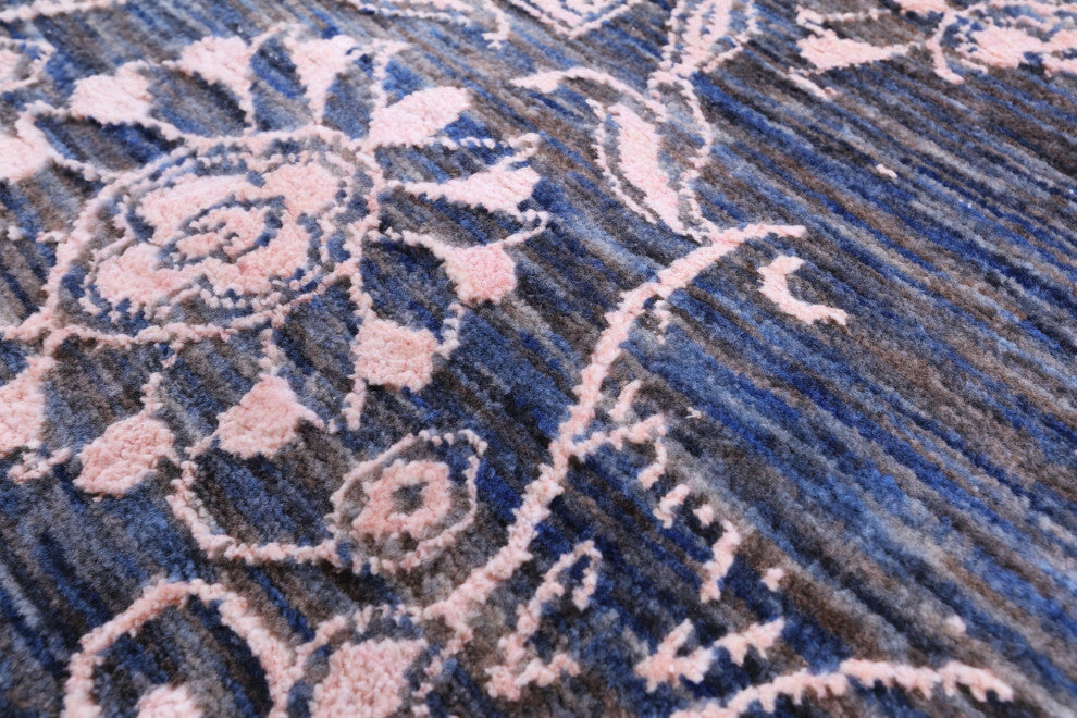8' 11" X 12' 0" Persian Wool & Silk Handmade Rug - Q15747