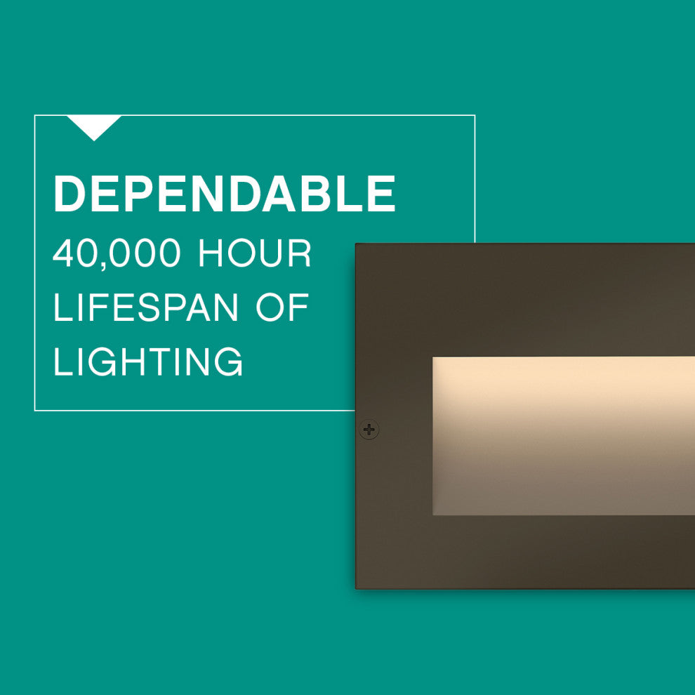 Hinkley Taper Landscape Light, Bronze, Horizontal Step Light