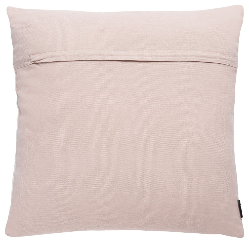 Safavieh Rein Pillow, Blush, 18"x18"