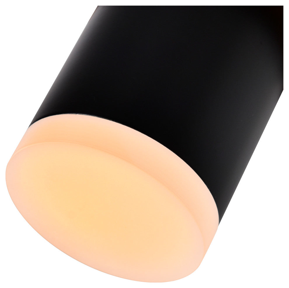 Lena LED Integrated Mini Pendant With Black Finish